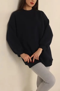 Sudadera elegante para mujer, jersey con hombros caídos, sudadera para mujer en diferentes estilos, sudadera con logotipo personalizado para mujer - Product Image 4