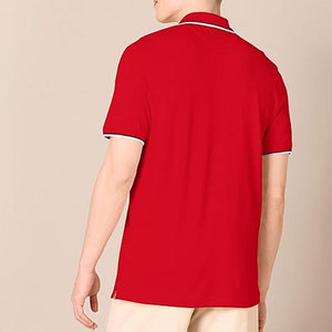 Camisa de Manga Corta para Hombre, Corte Regular, 100% Algodón Piqué, con Diseño Personalizado, Antiarrugas y con Bolsillo - Product Image 5