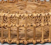 Bandeja de Servir de Mimbre con Marco Metálico, Diseño Escandinavo Muy Resistente, Ecológica, para Restaurantes, Venta al Por Mayor - Product Image 2