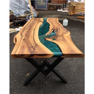 Premium Quality Artistic Resin Inlay <b>Dining</b> <b>Table</b> for Commercial <b>Dining</b> Spaces <b>and</b> Cafe Furniture At Factory Direct Price - Product Image 2