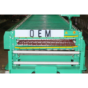 Tôle de zinc pour toiture en fer ondulé faisant la machine Engrenage de laminoir à froid en carreaux d'acier colorés avec roulement de composants de noyau de moteur - Product Image 2