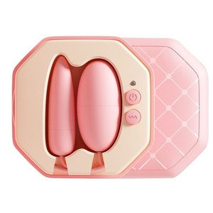 Vibrateur à double tête pour femmes, pointe et boule ronde, pour massage anal et vaginal en forme d'œuf - Product Image 1