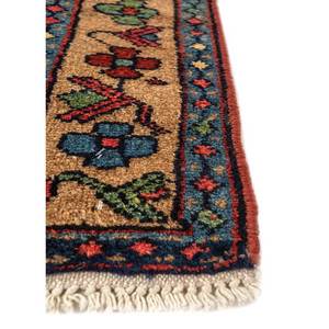 Alfombra de Lana Azul Aalam Anudada a Mano con Patrón Geométrico para Decoración de Sala de Estar, Rectangular de 9x12 para Uso en Pasillos -Paem-627 - Product Image 4