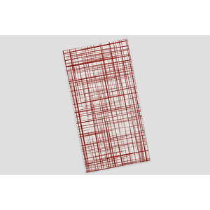 Serviettes imprimées Urban Point-to-Point bordeaux 30x40cm, 1200 pièces, B2B - Product Image 1