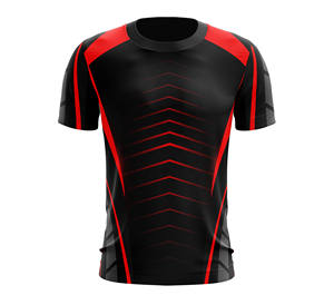 T-shirt de sport de course à manches courtes à bas prix impression personnalisée Sublimation logo t-shirt Polyester séchage rapide hommes maillots de sport - Product Image 1