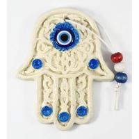 11X9 cm Polyester Hand (Hamsa) Ornement Objet décoratif pour la maison ou le bureau