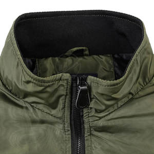 Chaqueta Bomber de Invierno para Hombre, Cuello Alto, Ecológica, Ligera, Transpirable, Gruesa, de Secado Rápido, Poliéster/Nailon, Venta al Por Mayor en Línea - Product Image 3