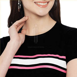 Venta directa hecha en fábrica diseños personalizados cómodos camisetas mejor fabricación secado rápido cómodo mujeres camisetas - Product Image 4