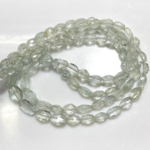 Cuentas de piedras preciosas azules naturales con forma de pepita facetada de Aguamarina para la fabricación de joyas - Product Image 1