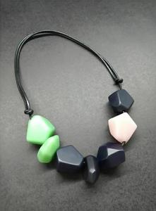 Collar de cuentas de acero inoxidable oxidado, accesorios de joyería, collares de joyería de moda para mujer, pulseras, alfileres, pendientes, cadena - Product Image 3