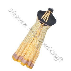 Sari / Saree / Shari SD007, vêtements indiens et pakistanais, provenant d'Inde, style hippie bohème, look sexy et tendance, robe décontractée pour femmes. - Product Image 6