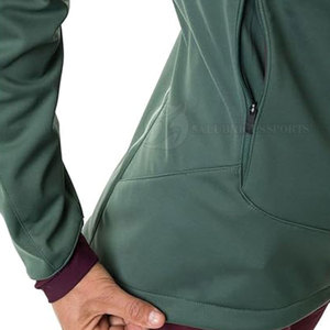New Arrival Quick Dry <b>Women</b> Softshell <b>Jackets</b> Breathable <b>Lightweight</b> Plain Dyed Cotton Filled Finished - Product Image 6