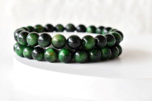 New Trending Fashionable Tiger Cats Eye Green 8mm Round Beaded <b>Bracelet</b> Natural <b>Healing</b> Stones for Jewelry Fashion Meditation - Product Image 3