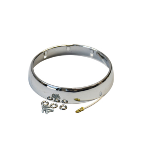 Aro cromado para faro delantero para Lambretta LI S1 + TV1 - Product Image 1