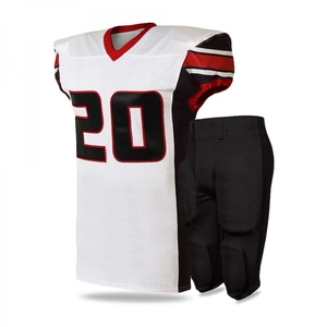 Uniformes de fútbol americano para jóvenes personalizados uniforme de fútbol americano bordado Sarga de aparejos transpirables, camiseta de fútbol americano - Product Image 1