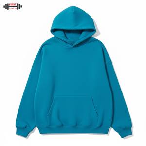 Pull à capuche d'hiver unisexe en gros 300g épais coton surdimensionné personnalisé imprimé en 3D sweat à capuche éponge française 100% g - Product Image 5