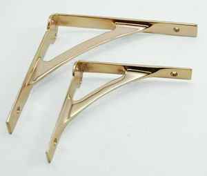Brass <b>Shelf</b> <b>Brackets</b> Traditional - Product Image 4