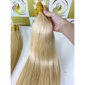 Brun blond en vrac commande personnalisée extensions de cheveux haute qualité bouclés en vrac cuticule alignée vietnamienne grand Stock meilleur vendeur - Product Image 2