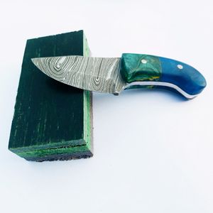 4 "Trending Hot Selling OEM Cheap Low Price Handmade Damas Mini Full Tang Fixed Blade Pocket Skinner Knife Outdoor Knife - Product Image 1