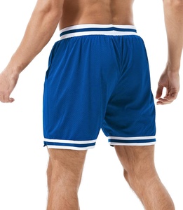 Pantalones Cortos Deportivos Personalizados para Hombre, de Secado Rápido, Transpirables, con Malla 100% Poliéster, Estampado Floral, Cintura Media, Cierre con Cordón Ajustable - Product Image 3
