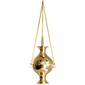 Quemador de incienso de latón de Venta caliente con cadena para colgar, proveedor mayorista indio, puerta de entrada de Hotel para el hogar y ventana decorativa - Product Image 3