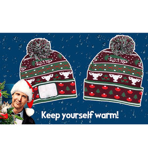 Suéter Navideño Feo Unisex con Diseño de Reno Navideño Iluminado con Logotipo Personalizado - Product Image 5