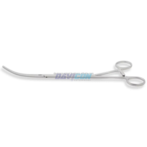 Pinza DeBakey Toracoscópica de Acero Inoxidable 65mm Curva Derecha 1x2 con Mordazas Atraumáticas, Eje de 10mm con Bloqueo, Longitud de Trabajo 17cm (10.25 pulgadas) - Product Image 3
