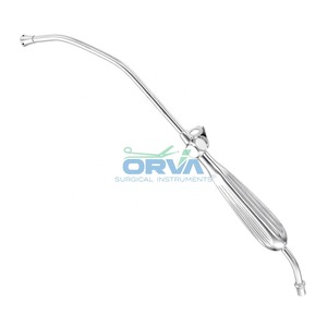 Walton yankauer 32.5ซม. หลอดดูดสำหรับการผ่าตัดทั่วไปด้วยมือพร้อมปลายดูด10มม. และท่อดูดโลหะ - Product Image 3