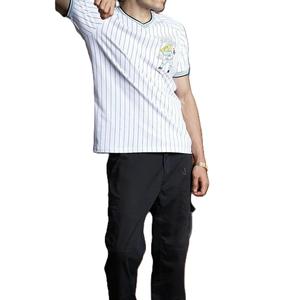 Lettre personnalisée imprimer Los Angeles ligne motif Jersey hommes décontracté sport à manches courtes respirant coupe régulière 100% T-Shirt - Product Image 6