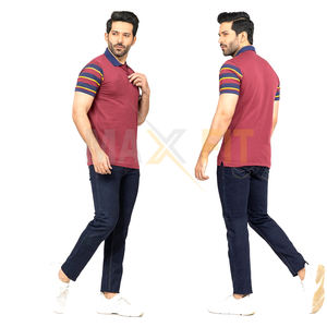 เสื้อโปโลแขนสั้นลำลองสำหรับผู้ชายผ้าถักคุณภาพสูงสวมใส่สบายในฤดูร้อนสำหรับผู้ใหญ่ maxfit องค์กร - Product Image 5