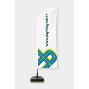 Custom Sail <b>Flag</b> <b>for</b> Outdoor Events <b>for</b> Business Use - Product Image 2