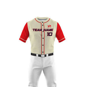 Uniforme de Béisbol Deportivo al Por Mayor, Diseño Único, 100% Poliéster, Uniforme de Béisbol de Alta Calidad - Product Image 6
