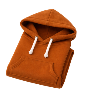 เสื้อฮู้ดสุนัขสีเบจ เสื้อสเวตเชิ้ตสัตว์เลี้ยงสีพื้นเรียบง่าย เนื้อผ้านุ่มแบบฟลีซ เสื้อฮู้ดสำหรับสุนัข - Product Image 6