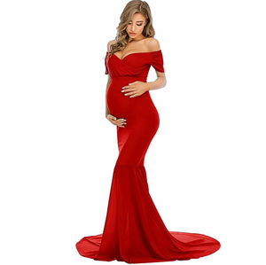 Robe de grossesse respirante robe de soirée robes de maternité pour femmes robes de maternité de haute qualité - Product Image 2