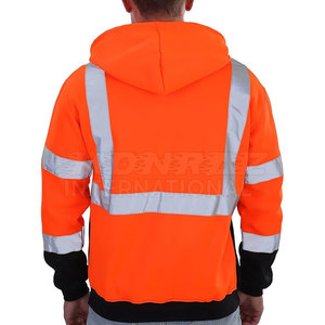 Sudadera de Seguridad de Alta Visibilidad, Ligera, Impermeable, con Logotipo Personalizado, ANSI Clase 3, EN ISO 20471 Clase 2, Nueva Llegada, Superventas - Product Image 2