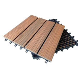 Co-đùn WPC DIY ngoài trời decking gạch không thấm nước composite gạch lát sàn cho công viên vườn - Product Image 5