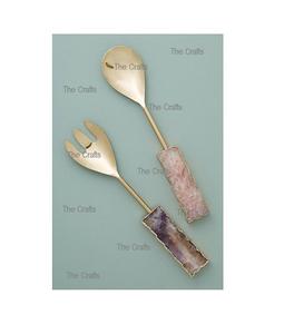 Brass <b>Gold</b> <b>Color</b> Cutlery Set for Kitchenware <b>Food</b> Serving Eating Cutlery Spoon Fork Knife Set at Good Price - Product Image 5