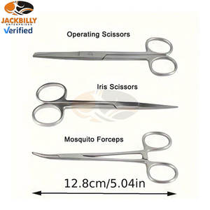 Juego de Disección de 22 Piezas, Instrumentos Quirúrgicos Manuales de Acero Inoxidable para Estudiantes de Medicina, Práctica de Sutura, Entrenamiento Quirúrgico - Product Image 4