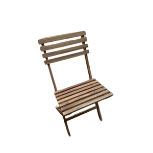Chaise pliable à base d'eau en bois de teck chaise de jardin chaise d'extérieur pour meubles de bistrot et de restaurant - Product Image 1
