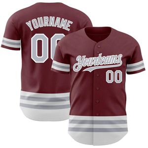 Camisetas de béisbol personalizadas para equipos competitivos, ligas y clubes con Personalización completa y opciones de tela de alta calidad - Product Image 2