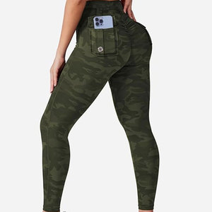 กางเกงโยคะเอวสูงสำหรับผู้หญิง กระชับสัดส่วน ยกกระชับสะโพก ผ้าไร้รอยต่อ ระบายอากาศได้ดี เอวยืดหยุ่น เหมาะสำหรับวิ่ง - Product Image 5