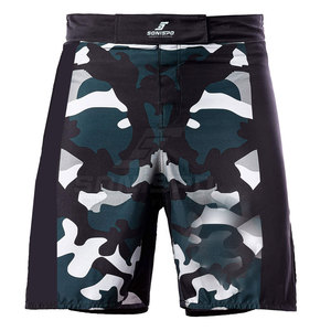 Pantalones cortos de MMA elegantes para hombre con logotipo personalizado OEM, ropa deportiva a precio razonable para entrenamiento en artes marciales, cantidad mínima baja - Product Image 1