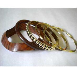 Handcrafted Wood and Resin Multicolor Bangle Artistic Chunky Fashion <b>Bracelet</b> for Womens <b>Boho</b> and Statement Jewelry Collection - Product Image 5