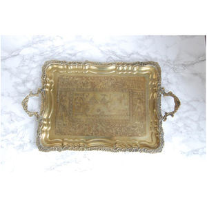 Plateau de service en métal de haute qualité avec fini chic parfait pour l'utilisation de restaurant à la maison et l'affichage de table décoratif - Product Image 6