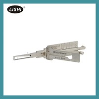 Lishi Outil de crochetage et de décodage 2-en-1 pour VW VAG (2015) en acier inoxydable haute résistance
