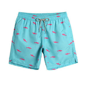 กางเกงขาสั้นชายหาดผู้ชายแบบกําหนดเองกางเกงว่ายน้ําวิ่งแห้งเร็วกางเกงขาสั้นชายหาดแบบคลาสสิกพร้อมซับตาข่าย - Product Image 1