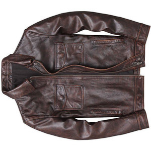 Chaqueta Avirex de cuero de calidad superior para hombre, diferentes colores disponibles, tallas personalizadas, la mejor venta, chaquetas de cuero bordadas para hombre - Product Image 4