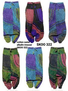 Haute qualité coton Sama Aladdin pantalon coupe ample pantalon pour Yoga méditation danse décontracté Streetwear Style bohème approvisionnement en vrac - Product Image 2