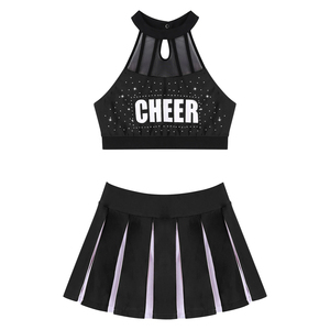 Uniforme de cheerleading sur mesure avec logo personnalisé, service de sublimation OEM, uniforme de sport de haute qualité pour femmes, 100% polyester - Product Image 6