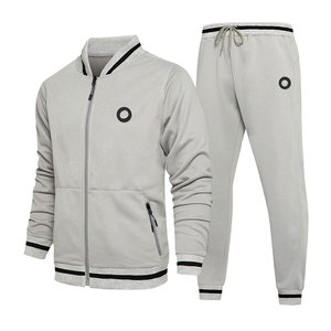 Trajes Deportivos de Invierno para Hombre, Hechos en Fábrica, Personalizables al Por Mayor, de Alta Calidad, 100% Algodón, con Capucha, Cintura Elástica, Secado Rápido, Color Sólido - Product Image 3